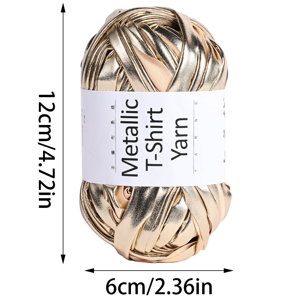 1PC 100g Metallic T-Shirt Yarn