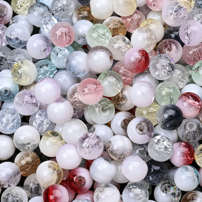 Milk Cap Glass Beads