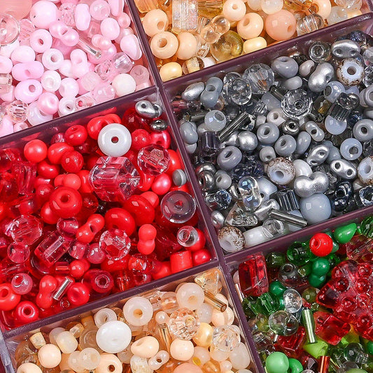 Christmas Glass Seed Beads