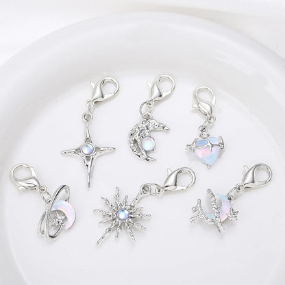 Moon Star Heart Alloy Charms