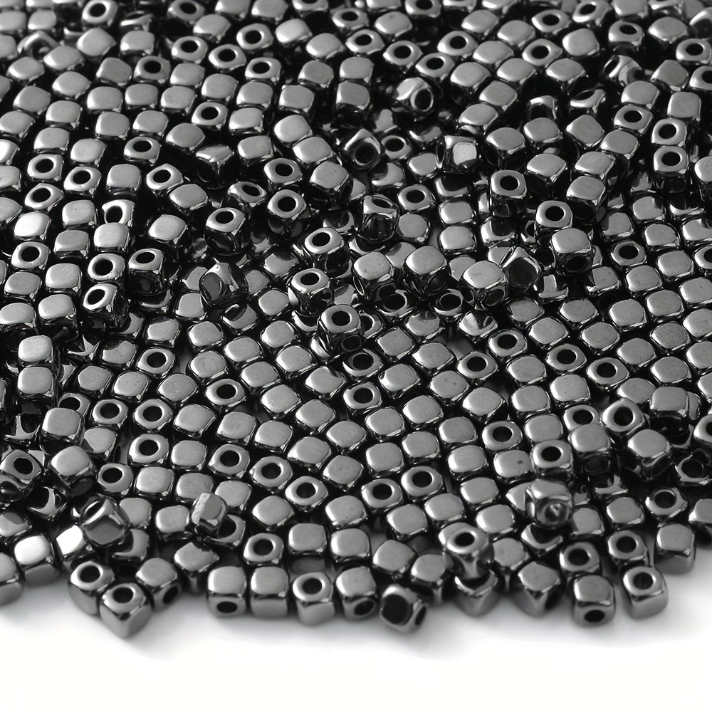 100PCS 3mm Multicolor Cube CCB Spacer Bead Set