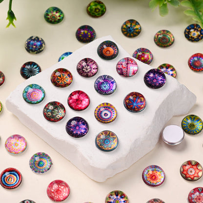 Abstract Art Glass Cabochons