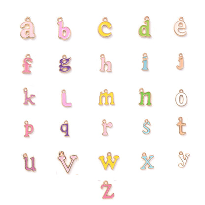 A-Z Letter Alloy Pendant Charms