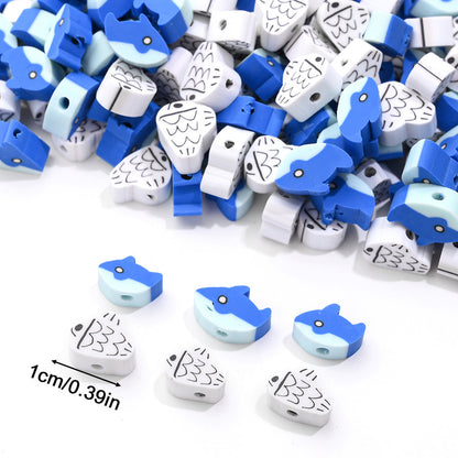 Shark Polymer Clay Beads