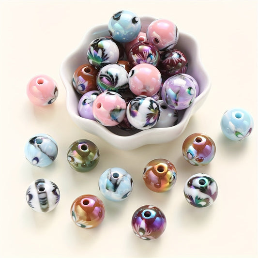 AB Flower Resin Beads