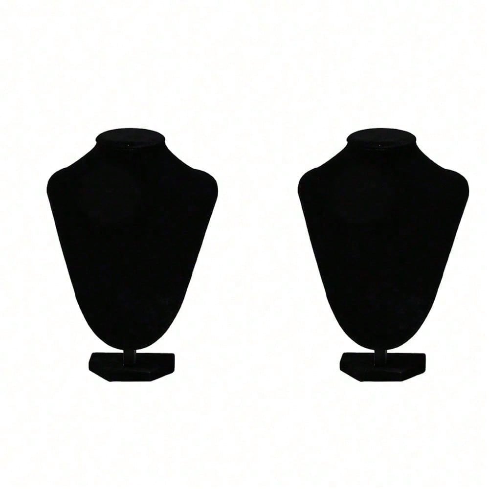 Black Velvet Necklace Display Stand