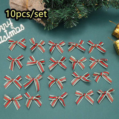 Christmas Mini Satin Ribbon Bows
