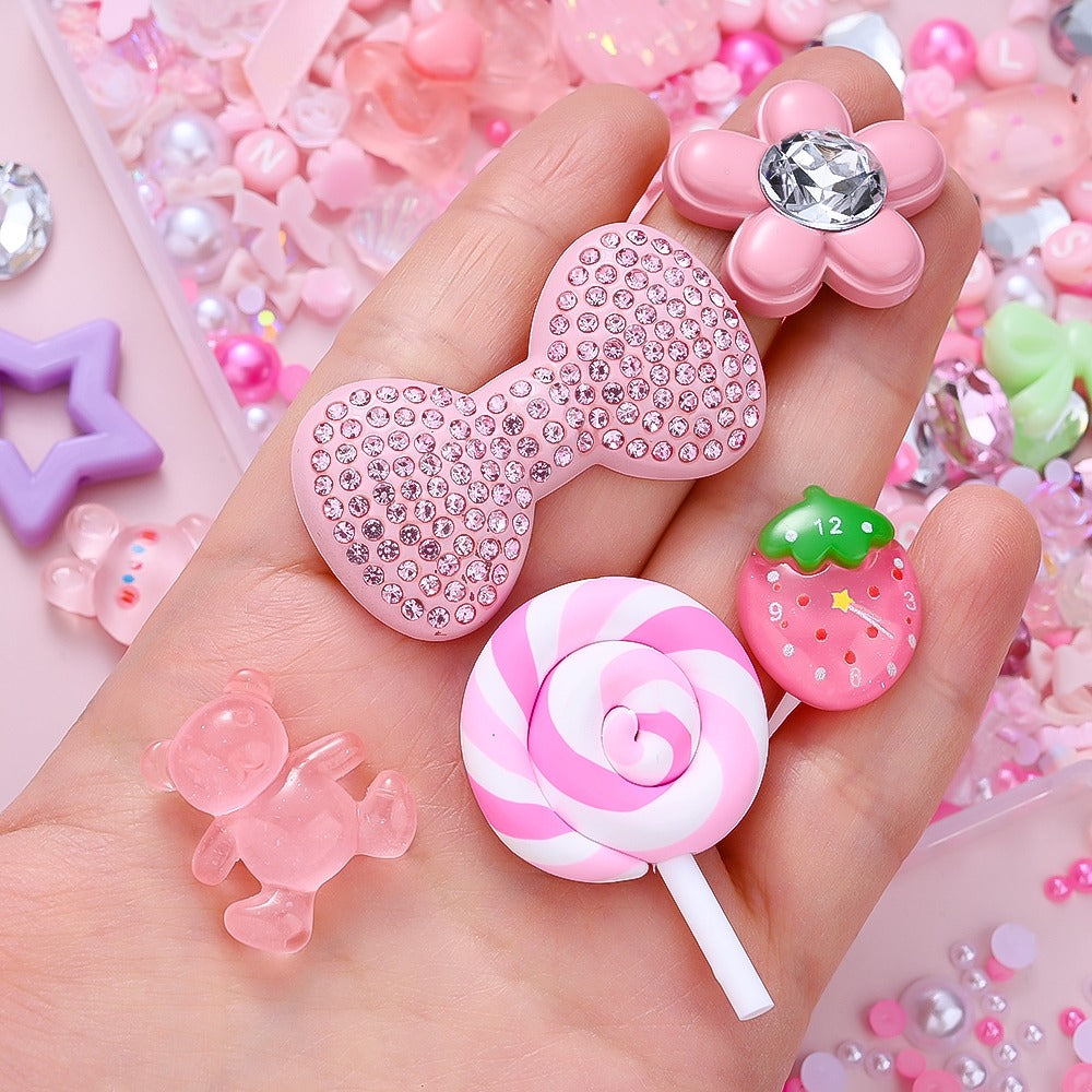 Pink Series Resin Patch Decorative Craft Set