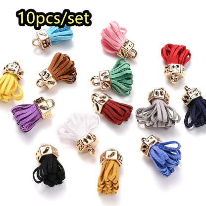 Fashion Mini Colorful Fringe with Golden Cap