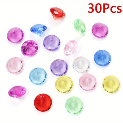 Shiny Acrylic Diamond Beads