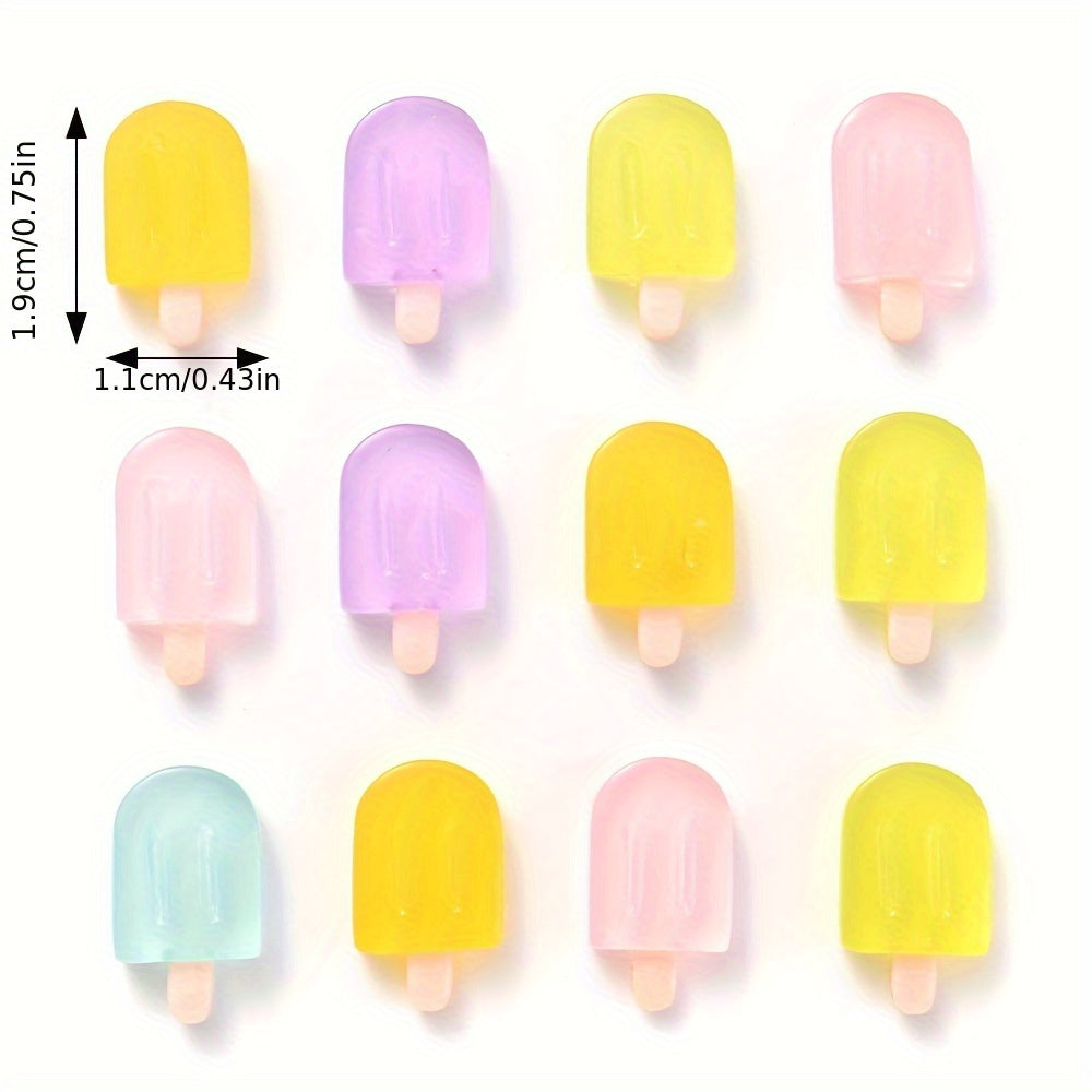 Luminous Popsicle Resin Beads