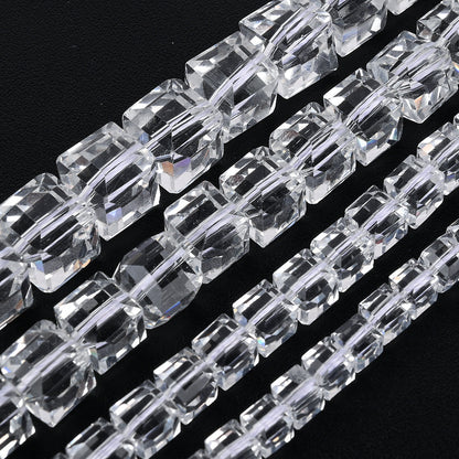 6/8/10/12mm Cubic Glass Beads