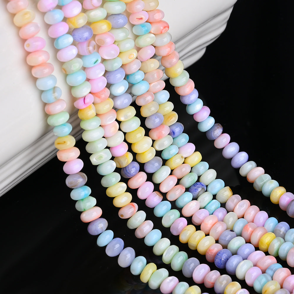 Translucent Abacus Wheel Beads
