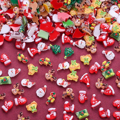 Christmas Resin Flatback Embellishments