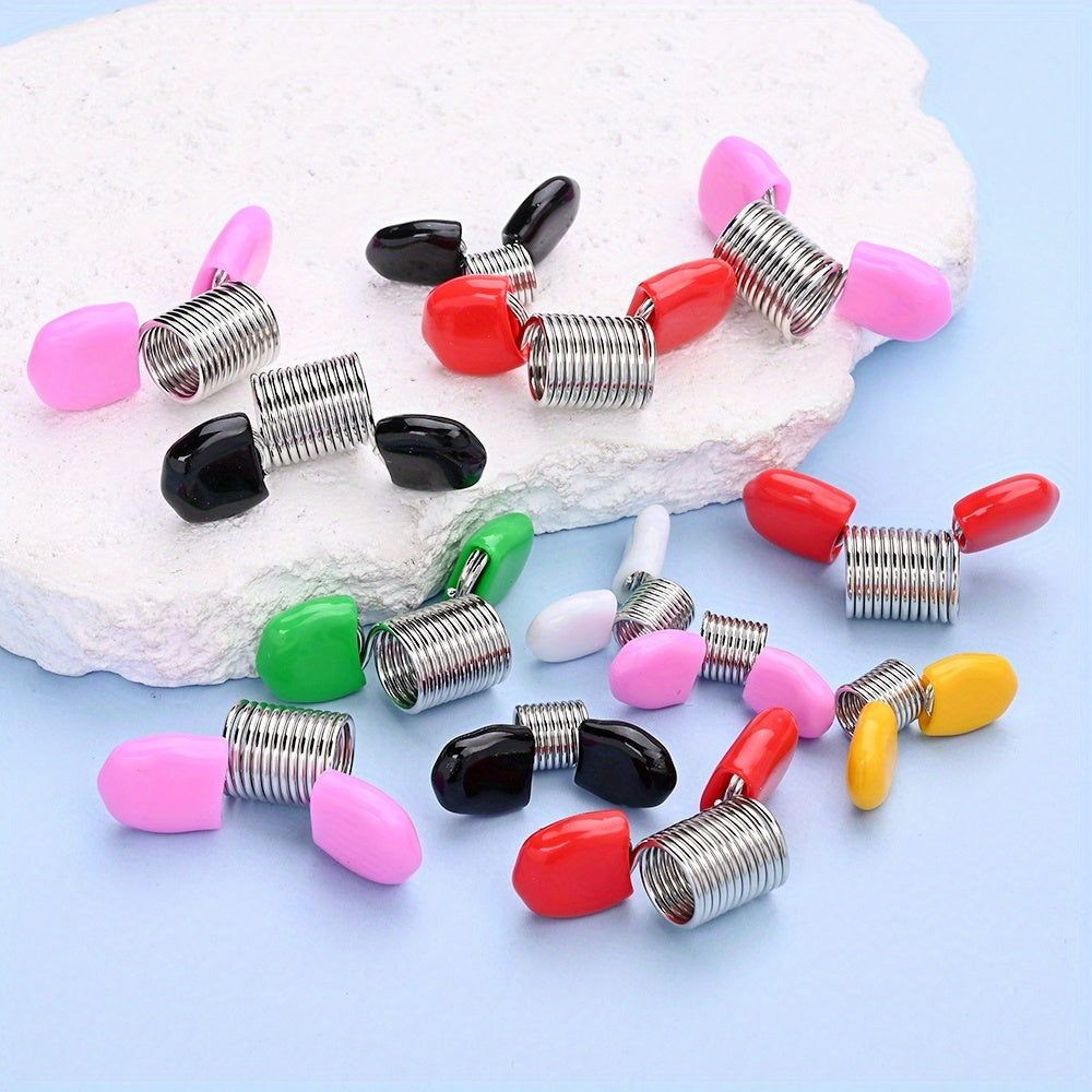 6-Piece 2-Size Bead Stopper & Jewelry Wire Clamps