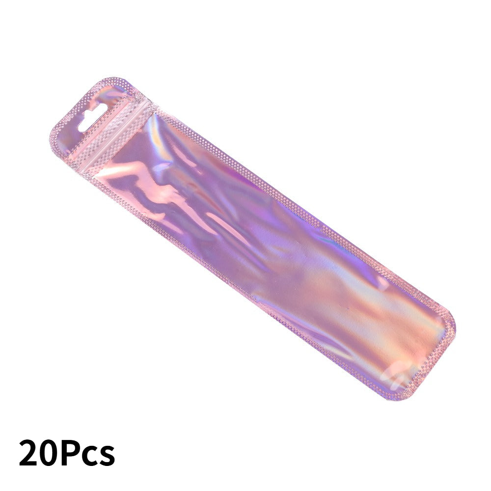 Iridescent Self-Sealing Jewelry Bags
