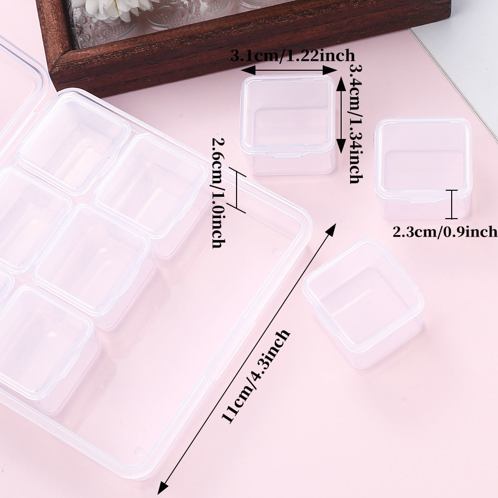 Clear Plastic Mini Storage Boxes