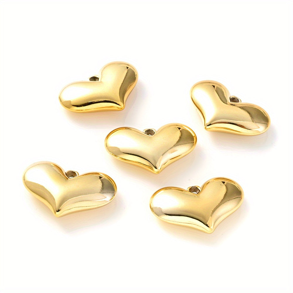 Gold Heart Pendants