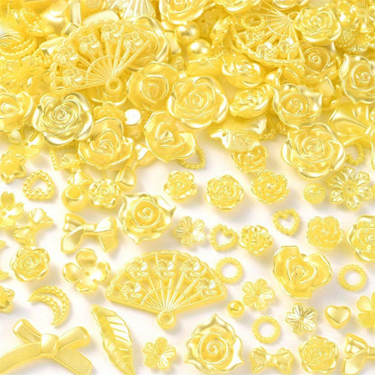 8-40 mm Acrylic Butterfly, Flower, Moon & Star Bead Assortment