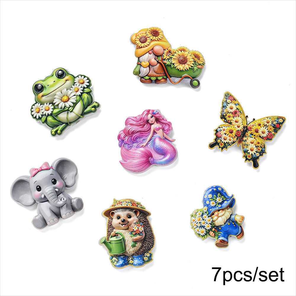 Animal Floral Resin Beads