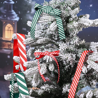 Christmas Striped Ribbon