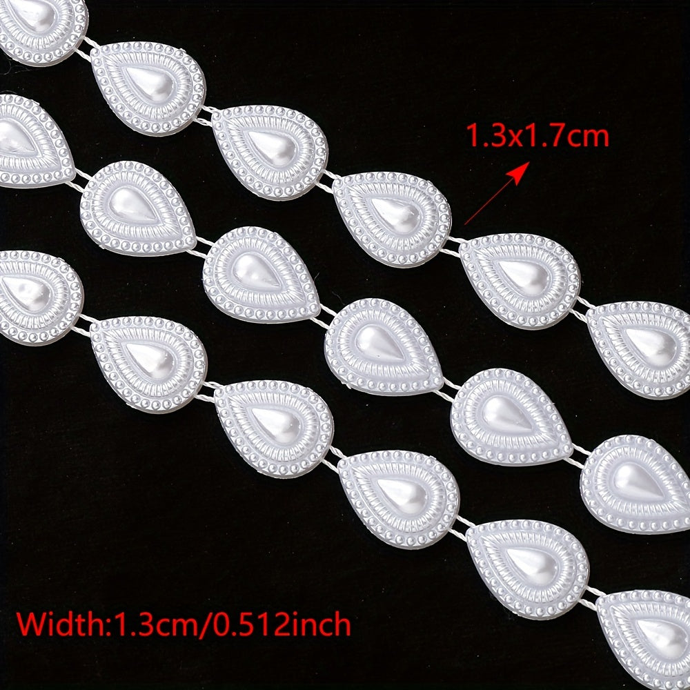 Pearlescent Acrylic Bead Chain