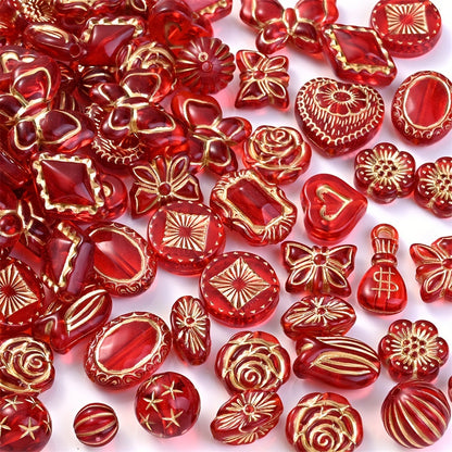 Retro Acrylic Beads Mix