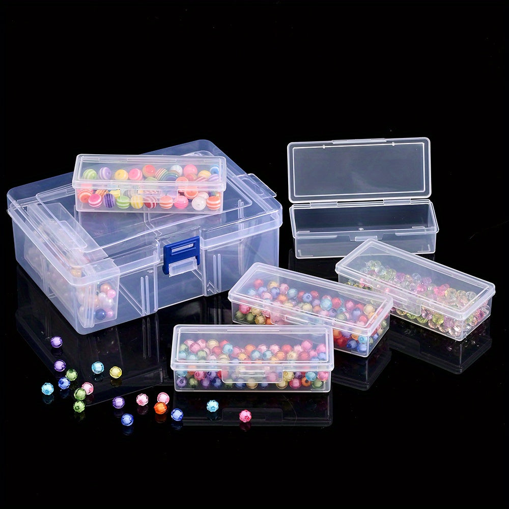Clear Plastic Storage Box Set