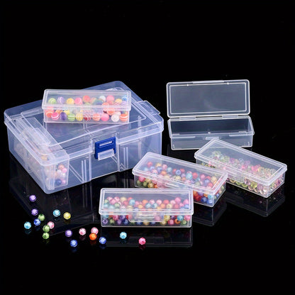 Clear Plastic Storage Box Set