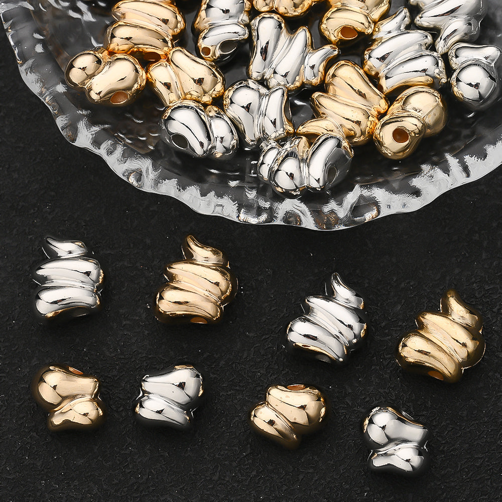 30/50PCS 14×11mm CCB Irregular Spacer Bead Set