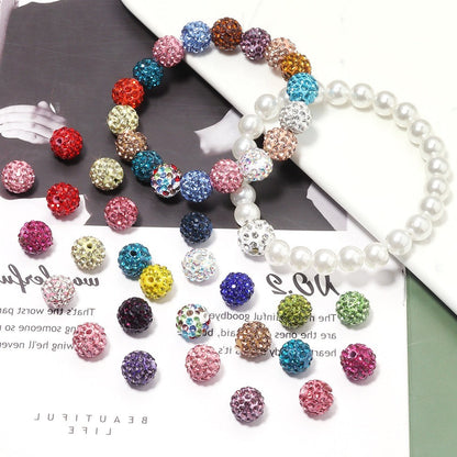 Rhinestone Spacer Beads Set
