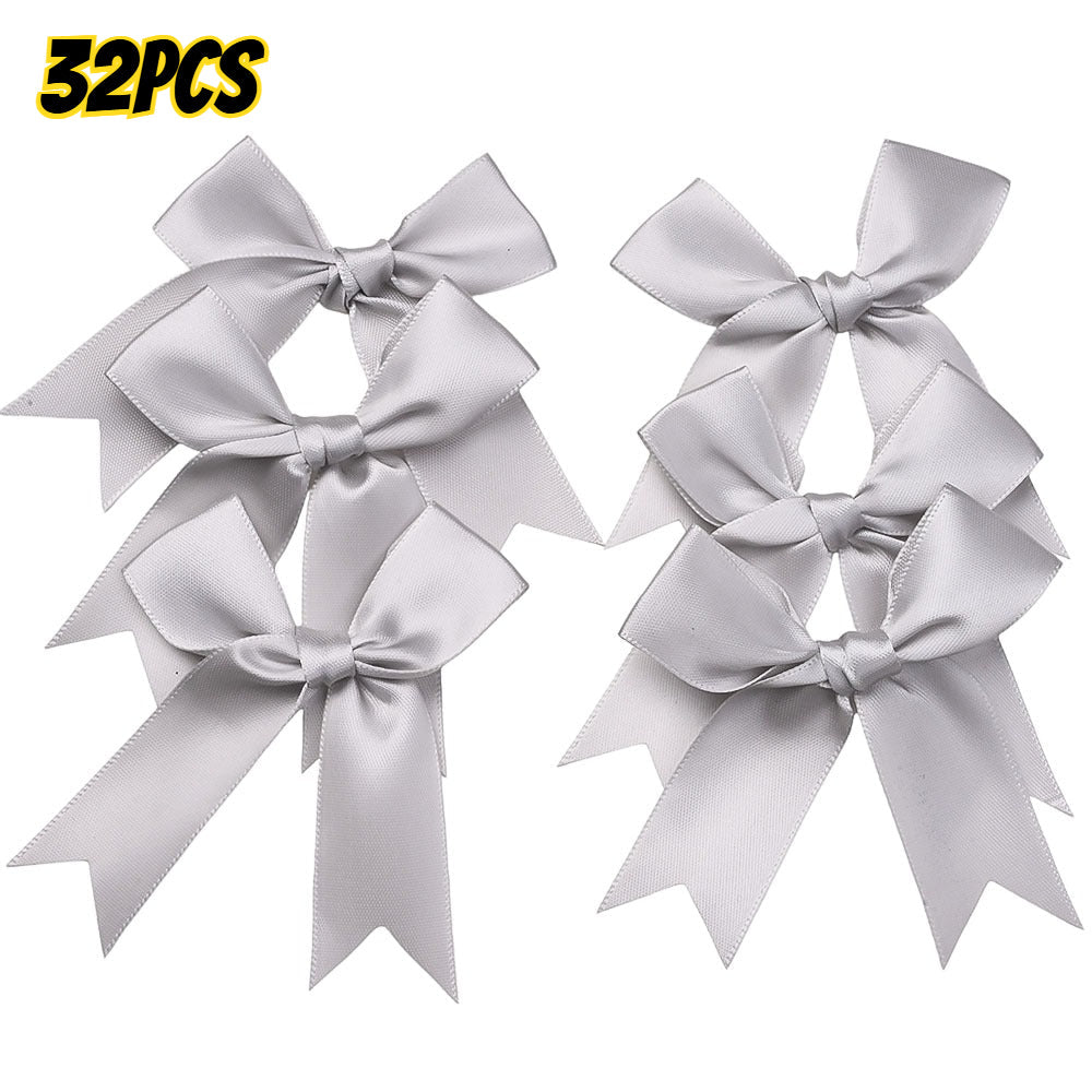 32-Piece Random Satin Ribbon Bow Set