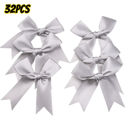 32-Piece Random Satin Ribbon Bow Set
