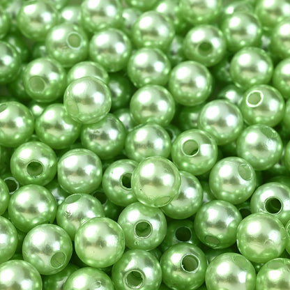 Colorful Imitation Pearl Acrylic Beads