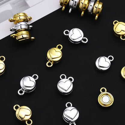 Heart Magnetic Clasp Connectors