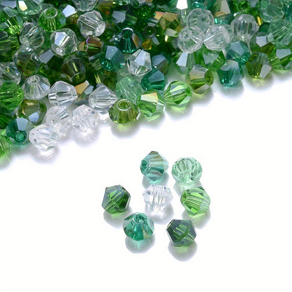 AB Multicolor Diamond Faux Crystal Beads