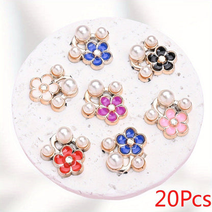 Five-Petal Flower Flatback Beads