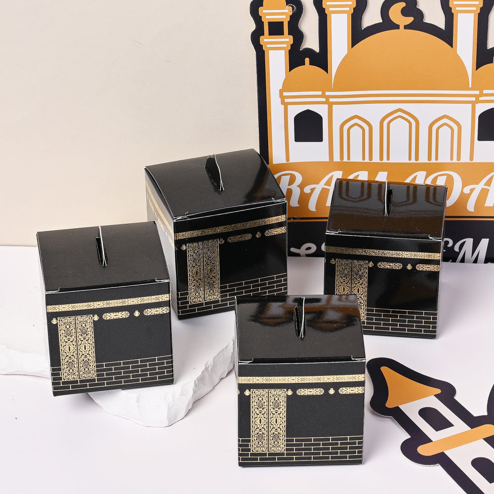 White Bronzing Cardboard Gift Boxes