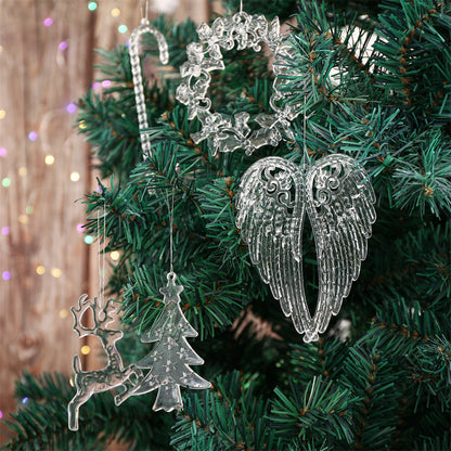 Clear Acrylic Christmas Decorative Accessories