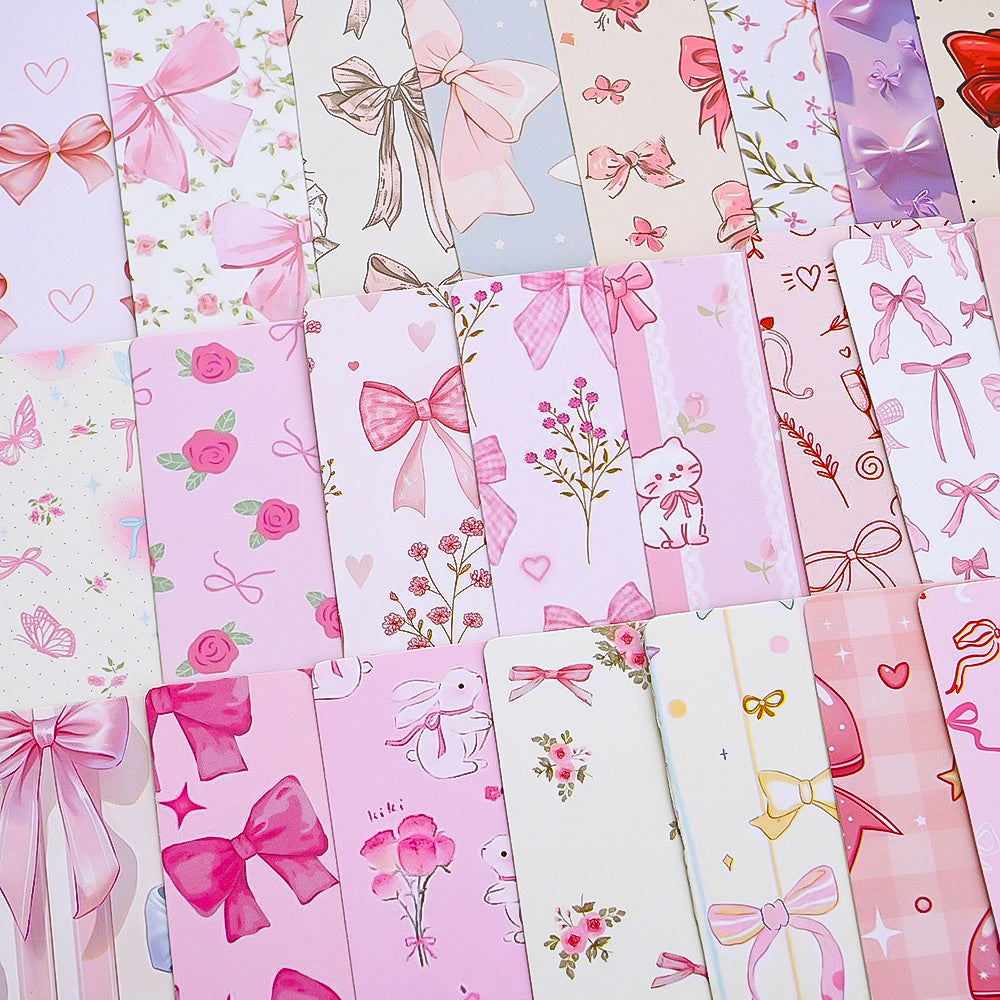 Coquette Pink Bow Bookmarks