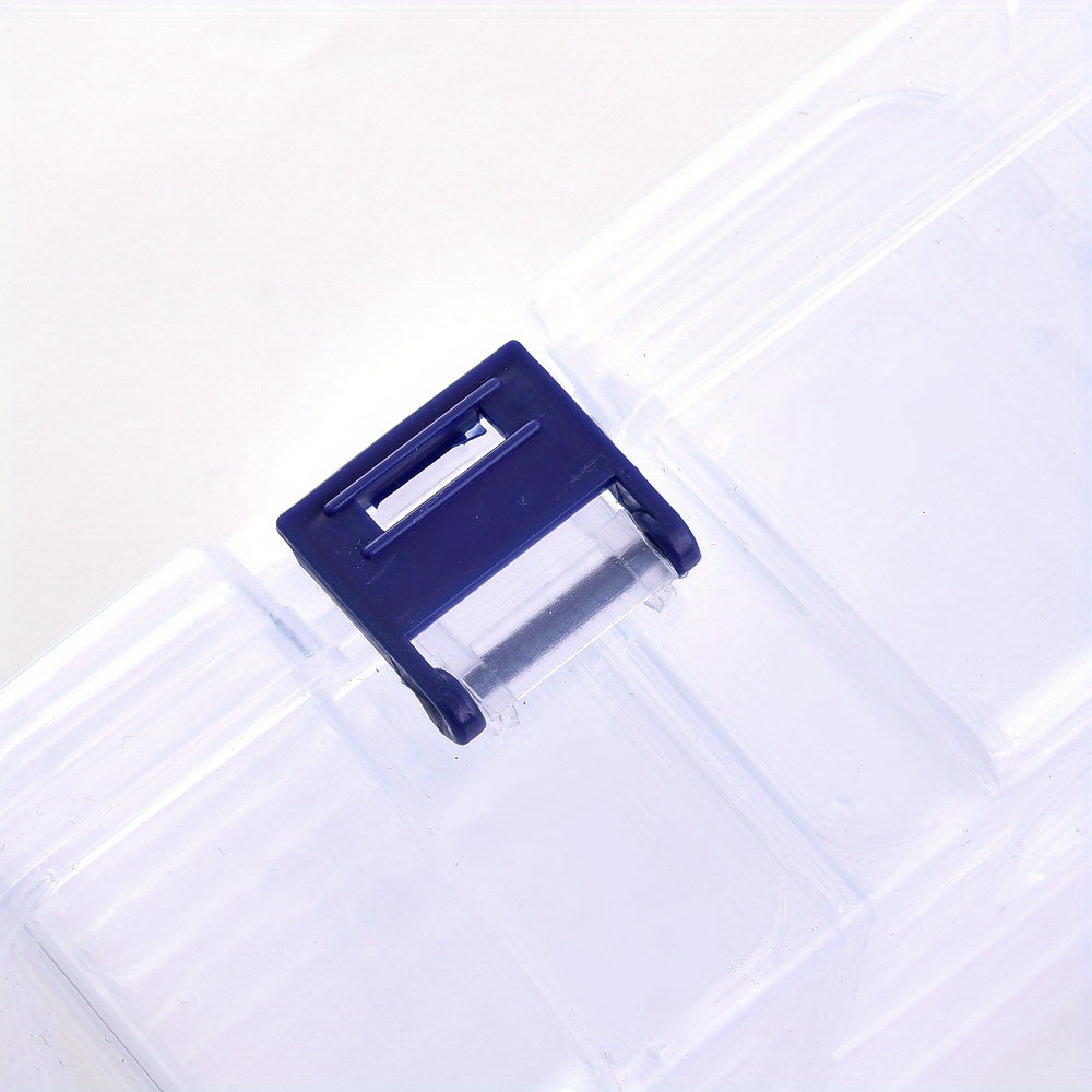 14-Piece Transparent Plastic Jewelry Storage Box Set