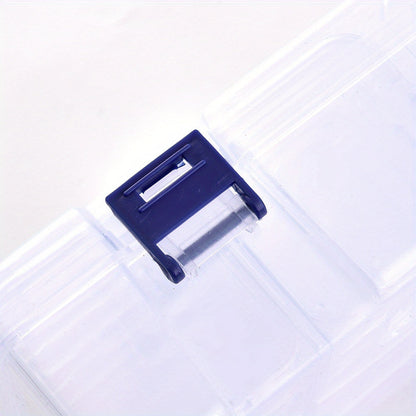 14-Piece Transparent Plastic Jewelry Storage Box Set