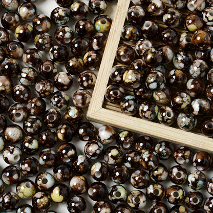 Cracked Acrylic Beads
