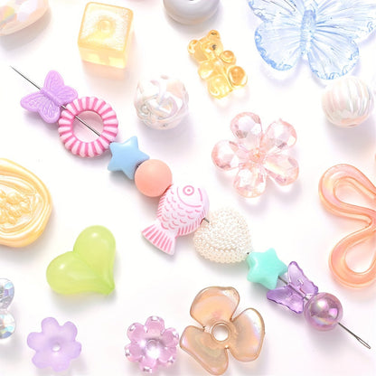 Irregular Acrylic Beads