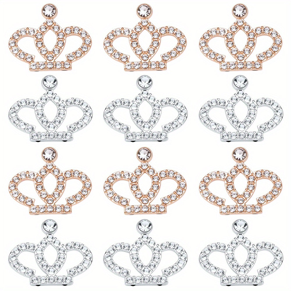 Rhinestone Crown Patches