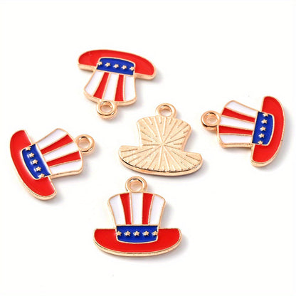 Independence Day Alloy Pendant Charms