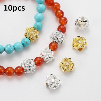 Lotus Alloy Beads