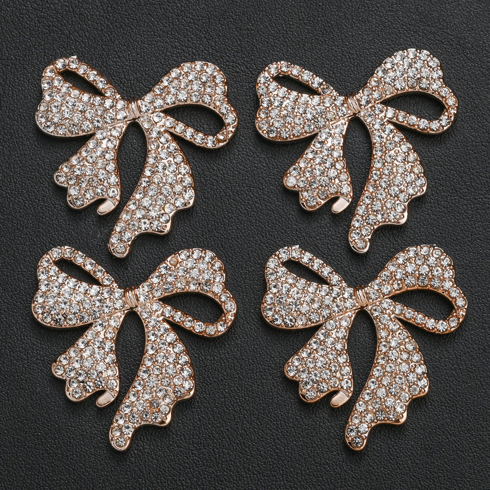 Golden Bow Flatback Embellishments