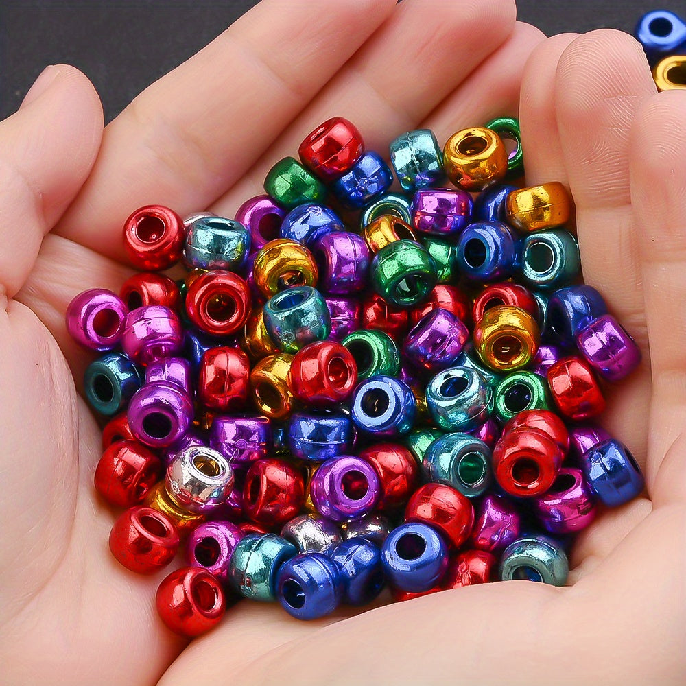 Multicolor Resin Large Hole Beads