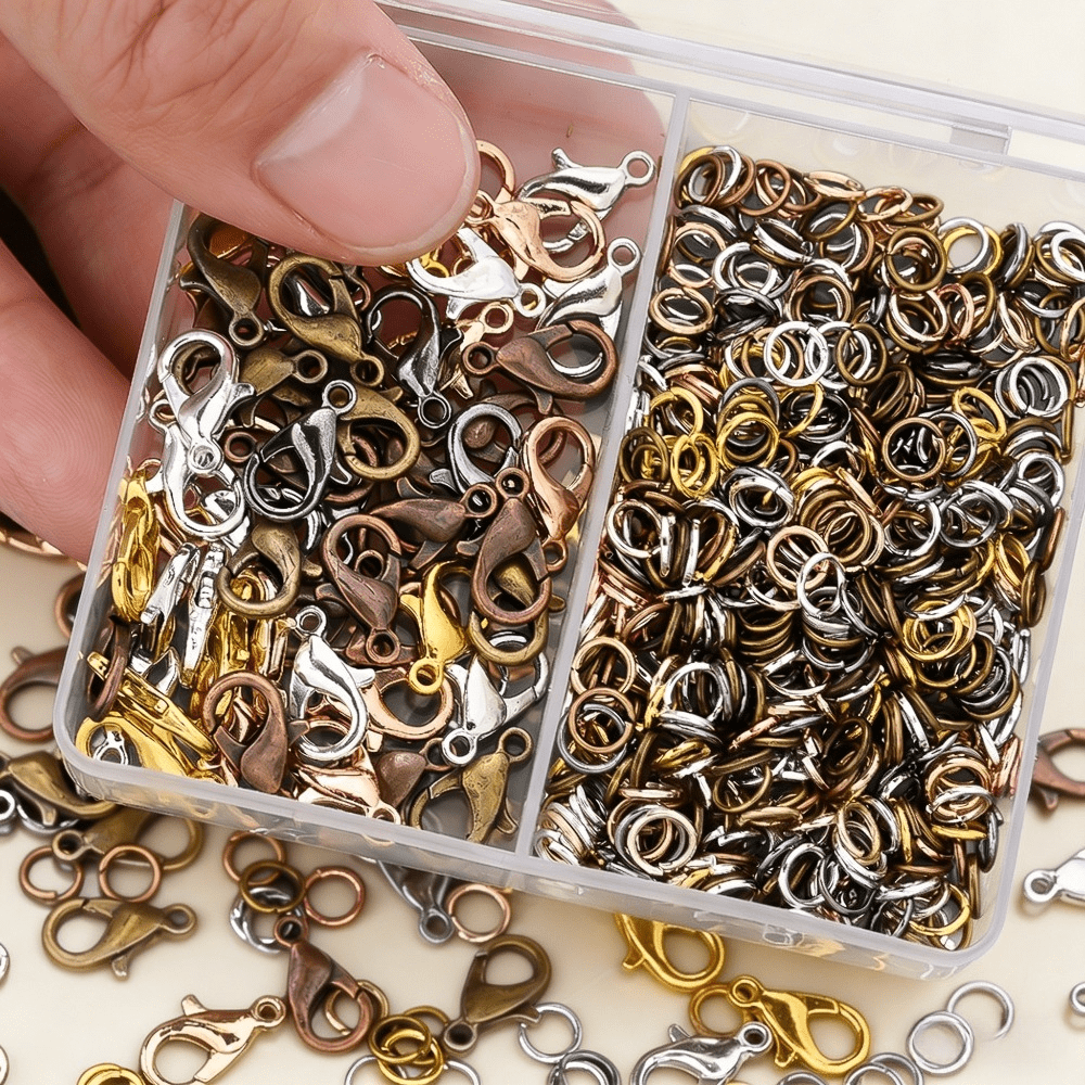 Lobster Clasp & Open Ring Jewelry Findings Kit